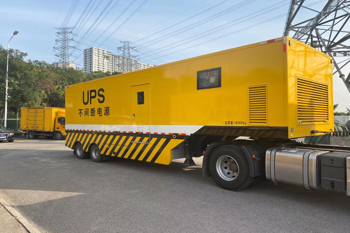 黑龙江发电机租赁施工现场